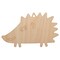 Happy Hedgehog Doodle Unfinished Craft Wood Holiday Christmas Tree DIY Pre-Drilled Ornament